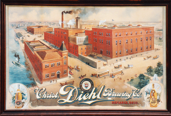 Centennial Beer Diehl Beer 1931 Hawkeye Beer Truck Bank Defiance Ohio Christ Diehl Brewery